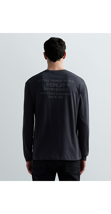 オープンエンドジャージーロングTシャツ 詳細画像